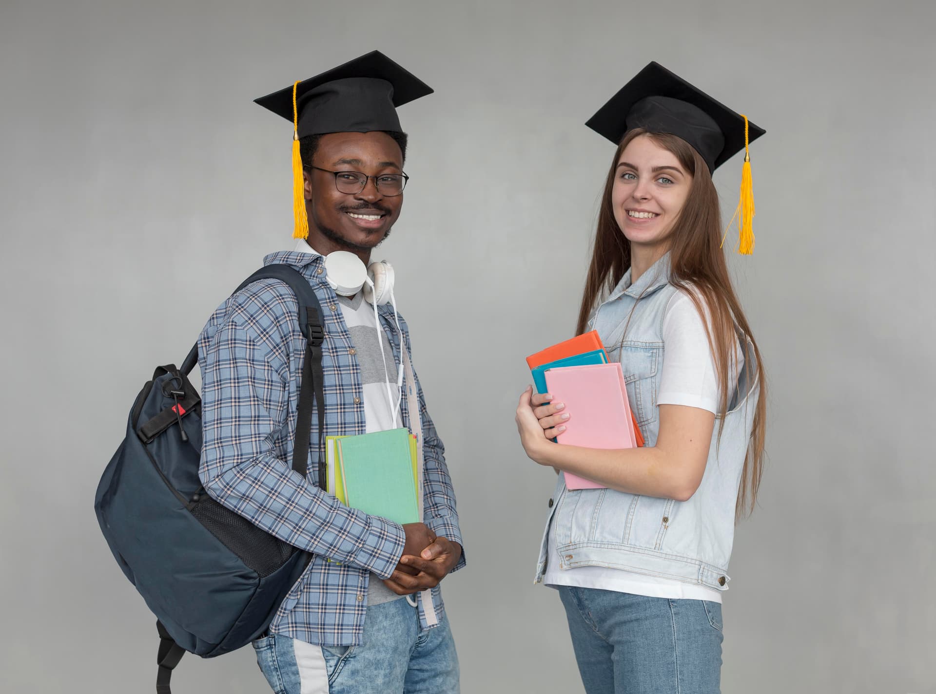 Jovens estudantes